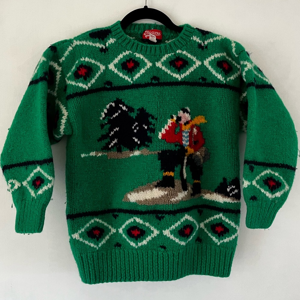 Vintage wool Christmas/winter sweater